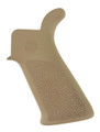 Hogue® AR-15/M-16 Rubber Grip w/ Beavertail - NO Finger Grooves - DESERT TAN