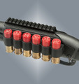 TacStar® Shotgun Aluminum Rail Mount with 6-Shell Polymer SideSaddle - Mossberg 500 / 590 (12ga)