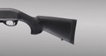 Hogue® Rem 870 12 Gauge OverMolded Shotgun Stock - 12" L.O.P - BLACK
