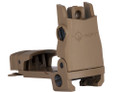 Mission First Tactical™ Polymer Flip up Rear Sight - SCORCHED DARK EARTH