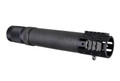 Hogue® AR-15/M-16 Rifle Length Free Float Forend with OverMolded Gripping area and Accessory Attachments - BLACK RUBBER