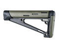 Hogue® AR-15/M-16 OverMolded Fixed Buttstock - Fits A2 Buffer Tube - OD GREEN RUBBER