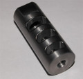 SRC™  1/2" x 28 .223 Stainless Steel Polished Muzzle Brake