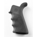 Hogue® AR-15/M-16 OverMolded Rubber Beavertail Grip with Finger Grooves - SLATE GREY
