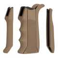 Hogue® AR-15 / M16: Modular OverMolded Rubber Grip - FDE