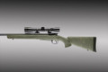 Hogue® OverMolded Rifle Stock (Pillar Bed) - Ghillie Green