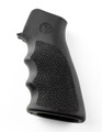 Hogue® AR-15/M-16 OverMolded Rubber Grip with Finger Grooves - BLACK