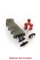 Hogue® AR-15/M-16 OverMolded Rubber Grip w/ Cargo Management System Storage Kit - OD