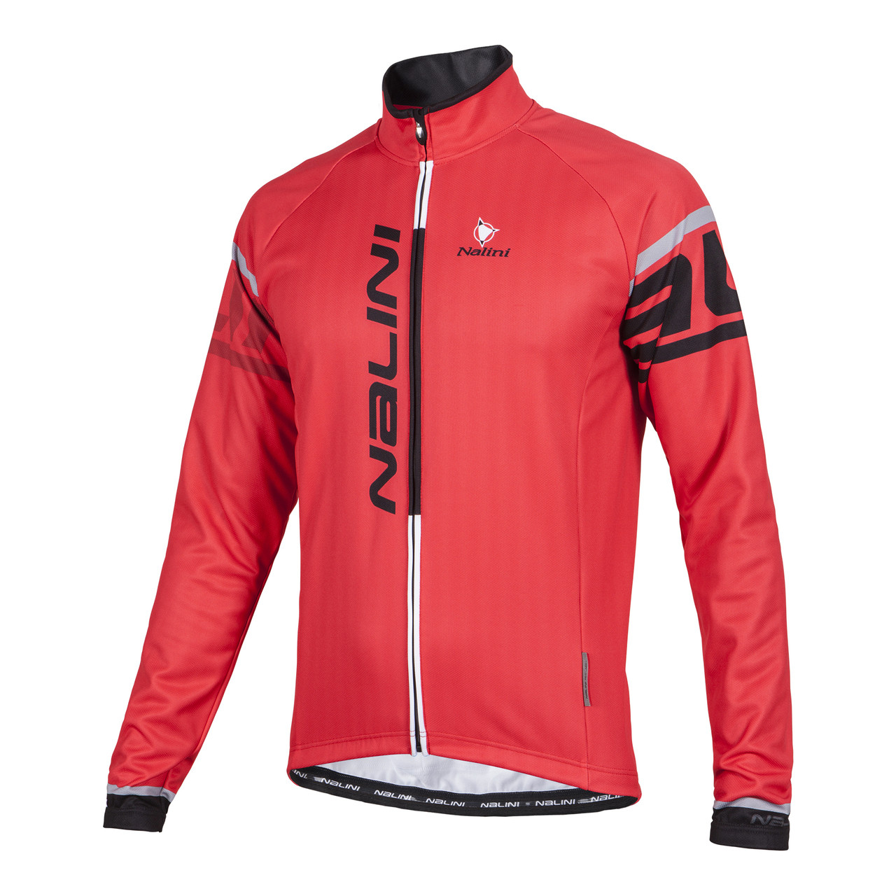 Nalini Logo Ti Red Long Sleeve Jersey. | Cycling Winter