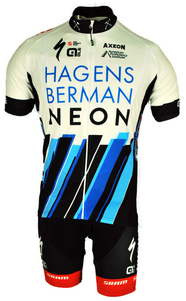 2017 Team Axeon Hagens Berman Full Zipper Jersey Front