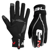 Nalini Mid Pure Black Red Gloves