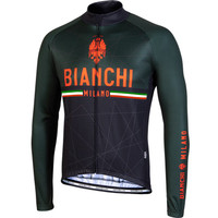 Bianchi Milano Valsenio Black Long Sleeve Jersey