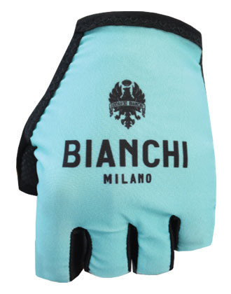 NEW Bianchi Milano DIVOR Summer Cycling Short Finger Gloves BLACK 