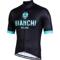 Bianchi Milano Levane Thermo Black Green Jersey