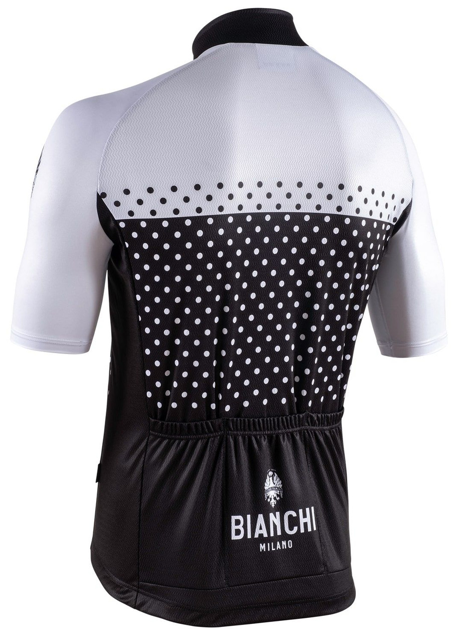 Bianchi Milano Quirra White Black Jersey Rear