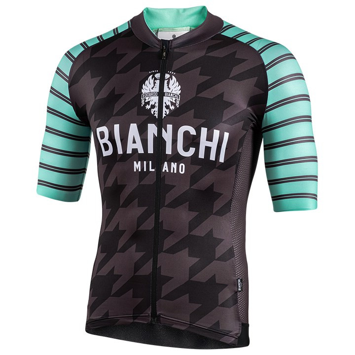 Bianchi Milano Flumini Black Green Jersey | Premium Cycling Jerseys