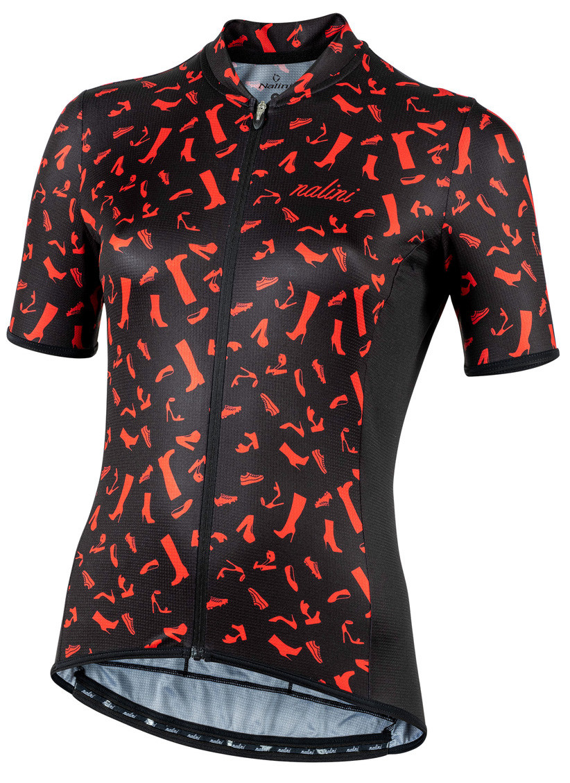 Nalini Red Shoes Black Jersey