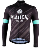 Bianchi Milano Bianzone Black Long Sleeve Jersey