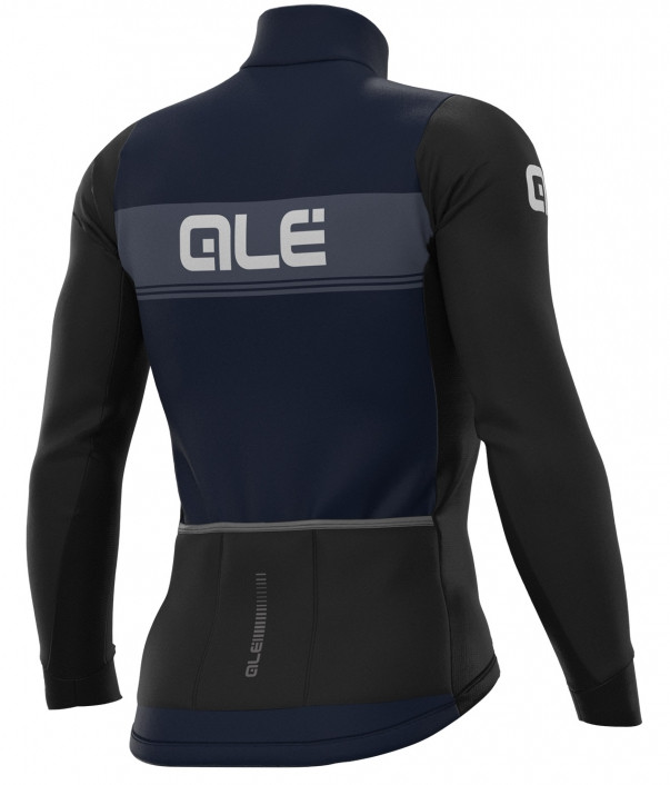 ALE' Logo DWR PRS Blue Long Sleeve Jersey. | Cycling Winter
