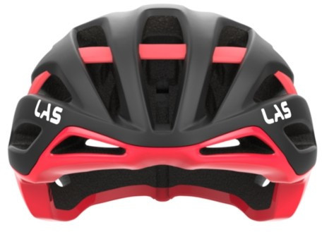 LAS VIRTUS - Matt Black Red - Helmet - Front