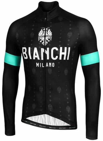 Bianchi Milano Perticara Black Long Sleeve Jersey