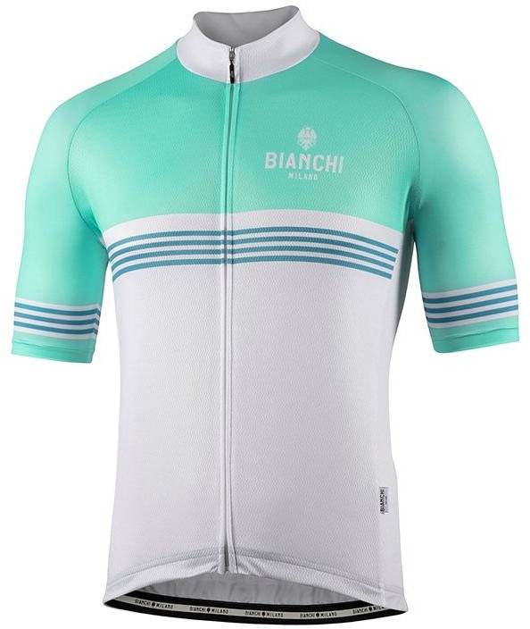 Bianchi Milano Prizzi White Celeste Jersey Premium Cycling Jerseys