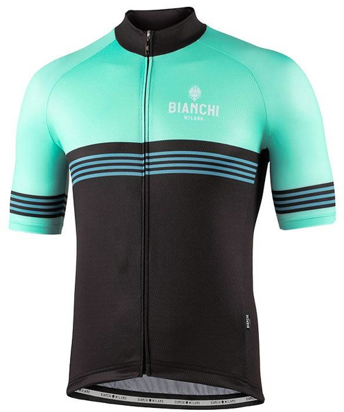 Bianchi Milano Prizzi Black Celeste Jersey 