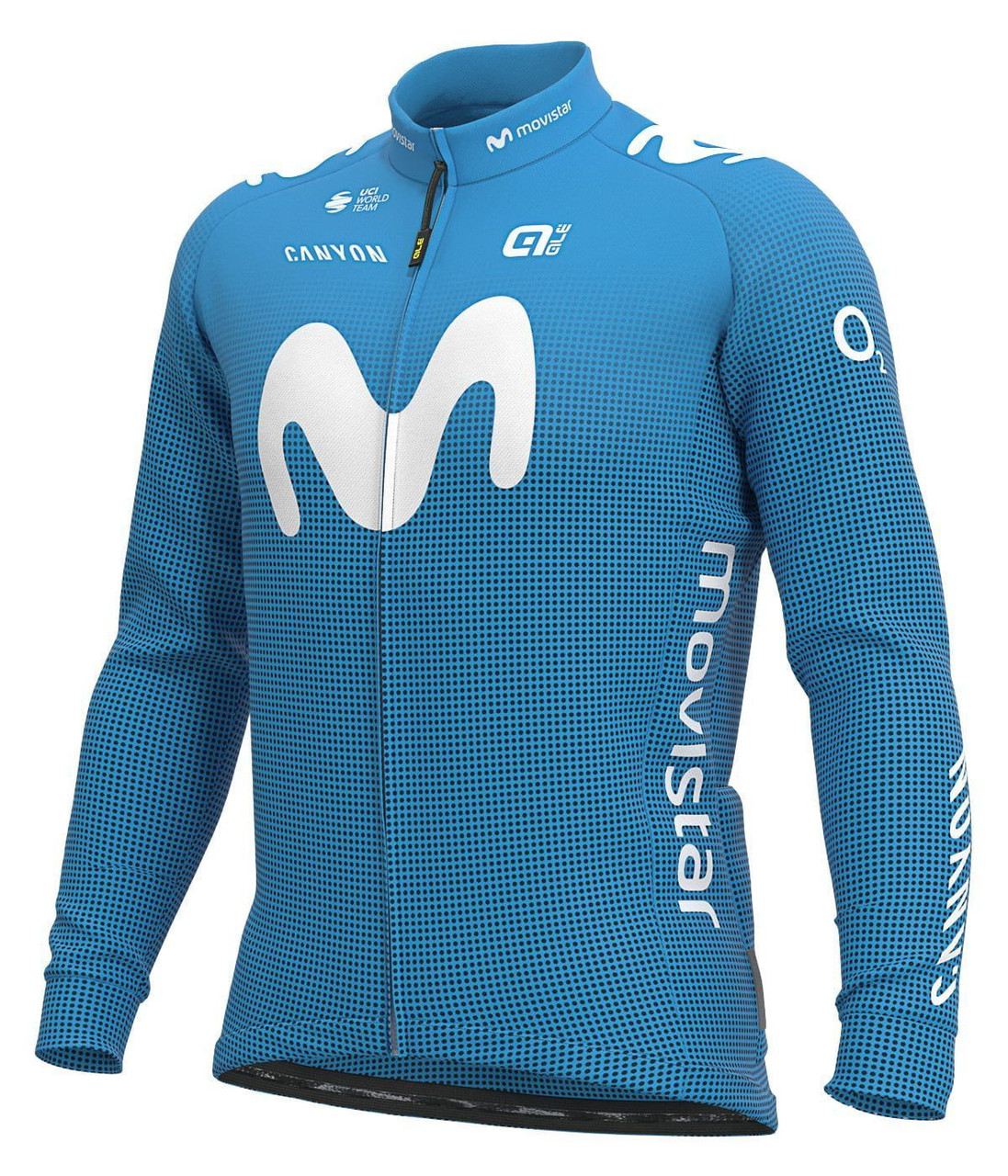 2021 Movistar Prime Red Long Sleeve Jersey. | Cycling Winter
