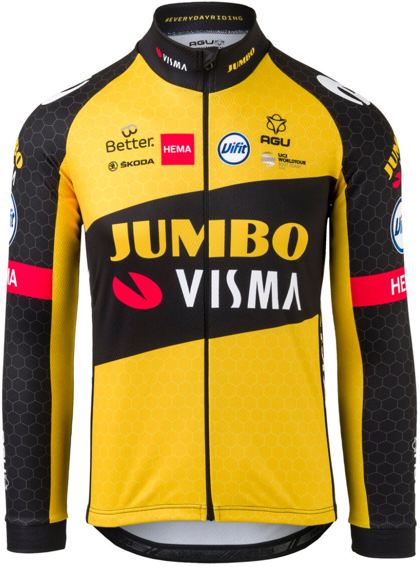 AGU Team Jumbo-Visma 長袖ジャージ Mサイズ - 自転車