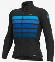 ALE' Sombra Wool Thermo PRR Blue Long Sleeve Jersey