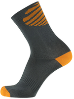 Nalini Topeka Comp Orange Black Socks 