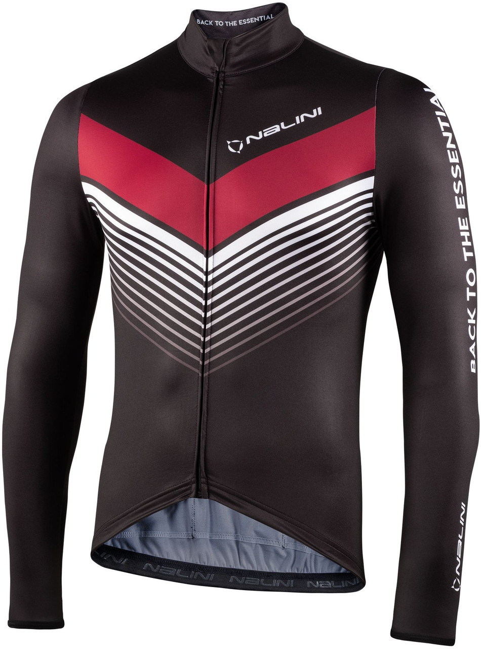 Nalini Fit Thermal Black Long Sleeve Jerseys made by Nalini