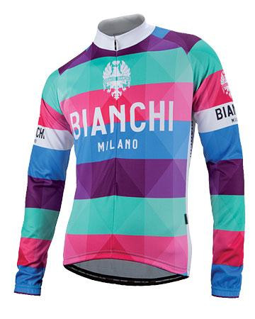 Bianchi Milano Leggenda Arlequin Long Sleeve Jersey 