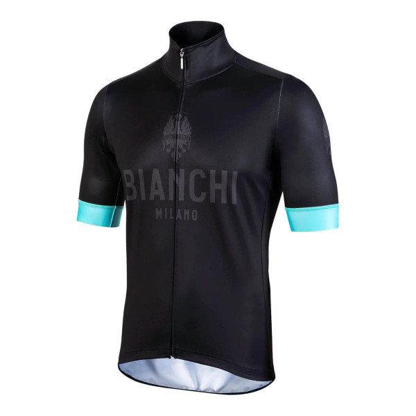 Bianchi Milano Ritoio Thermal Black Celeste Jersey 