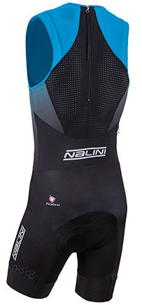 Nalini Tri Blue Sleeveless Skinsuit Rear