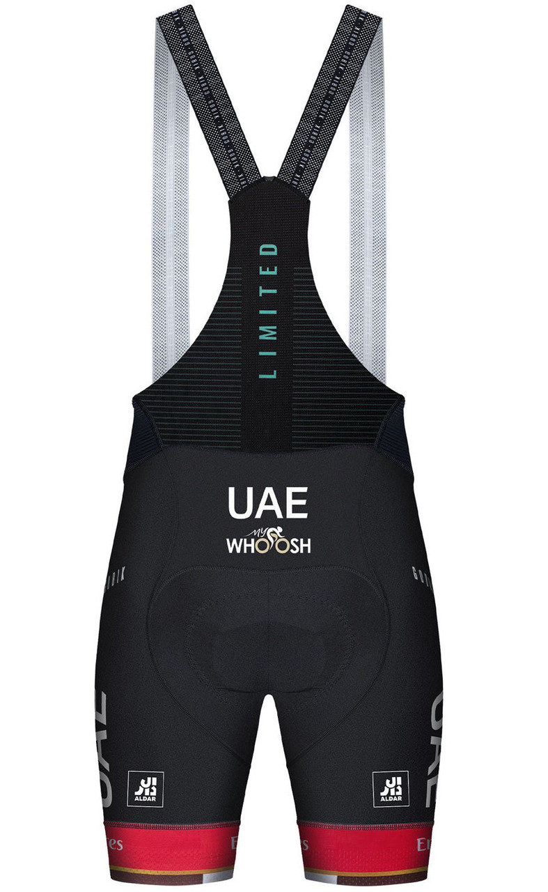 2022 UAE Team Emirates Limited Bib Shorts Rear