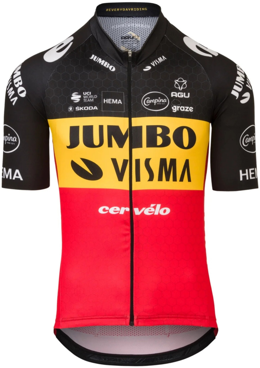 2022 Jumbo Visma Belgian Champion Jersey