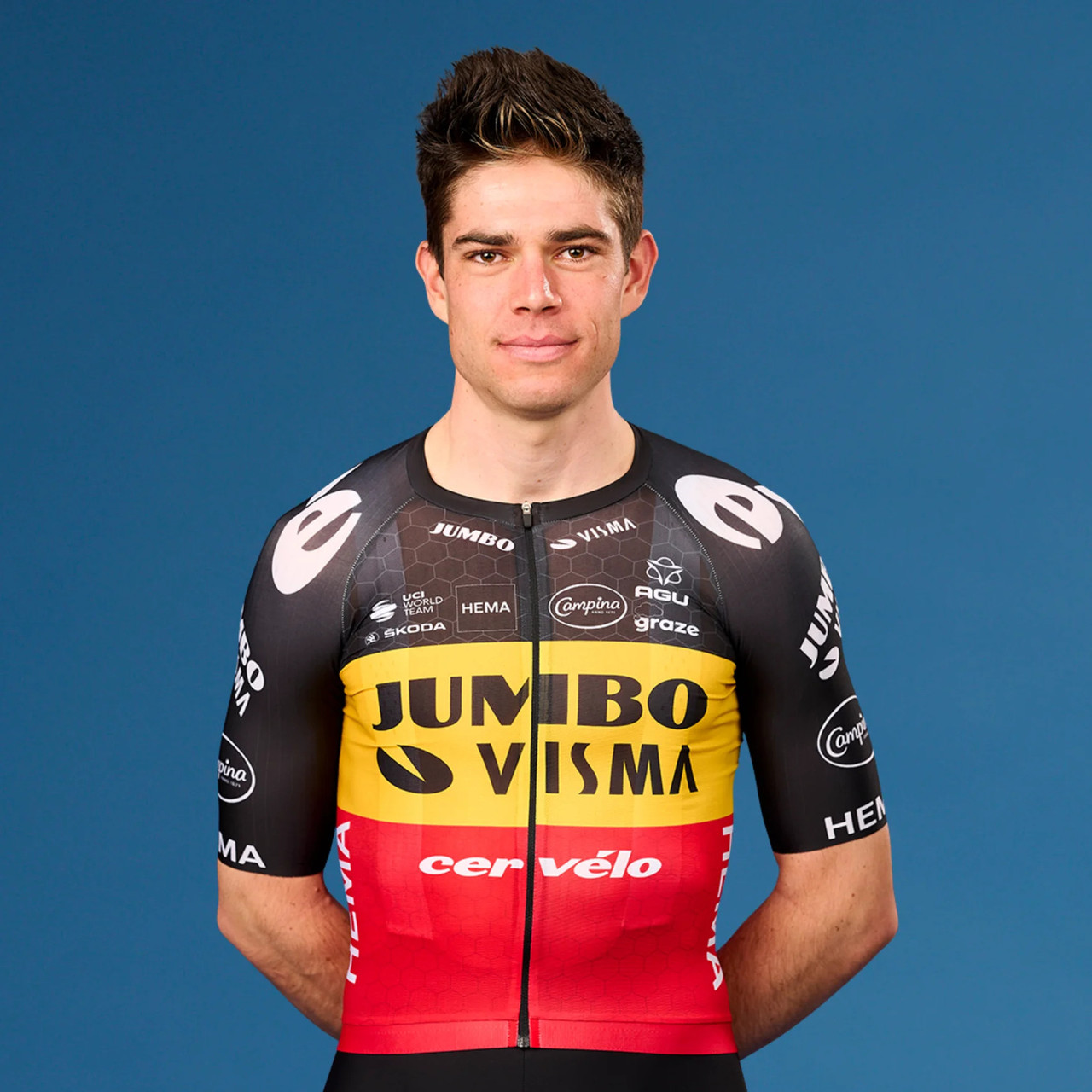 2022 Jumbo Visma Belgian Champion Jersey Rider