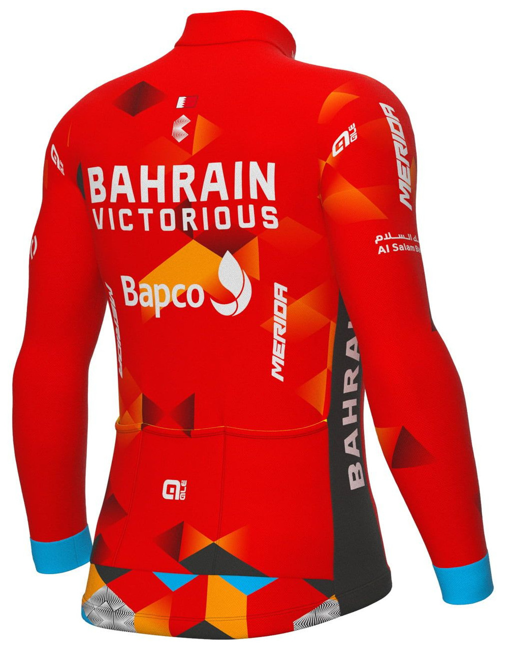 2022 Bahrain Victorious Long Sleeve Jersey Rear