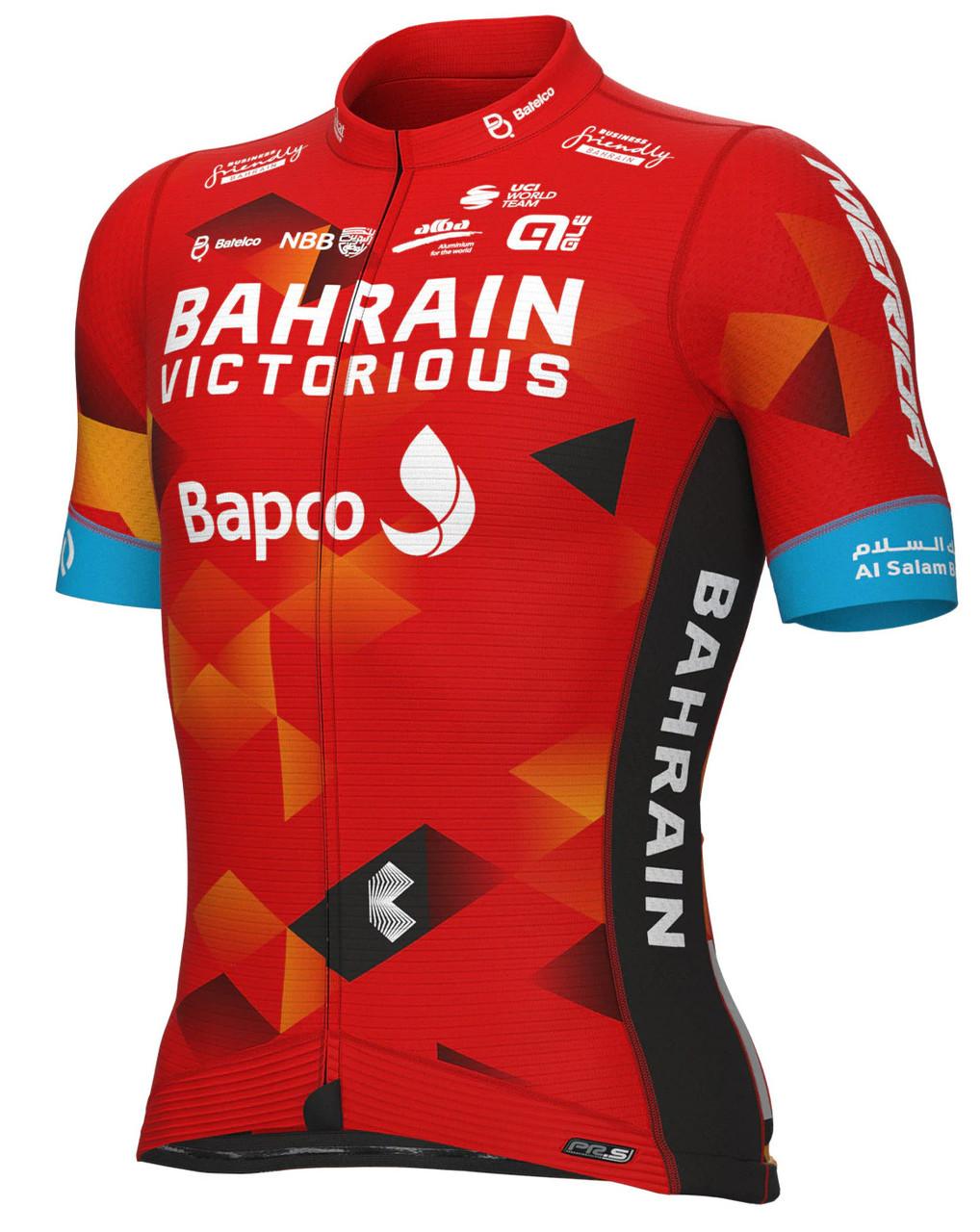 2022 Bahrain Victorious PRS Red Jersey | Italian Cycling Jerseys