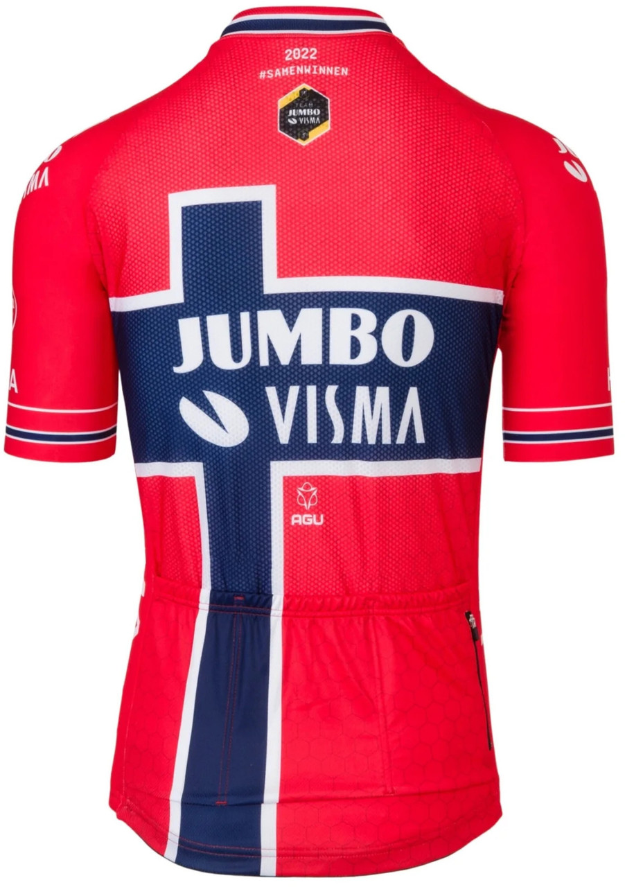 2022 Jumbo Visma Norwegian Champion Jersey