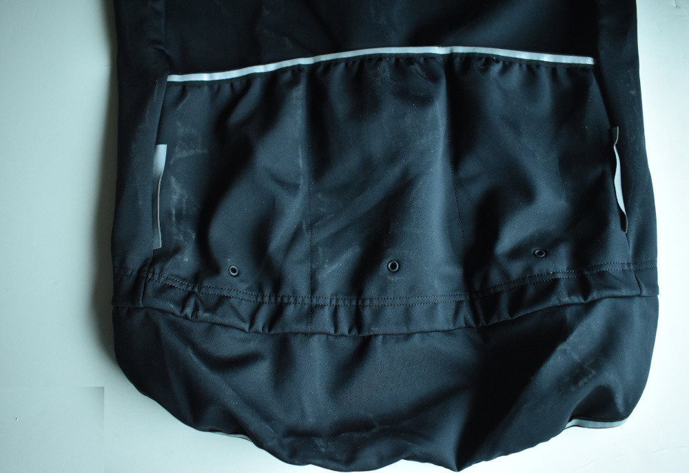 Nalini Orione Rain Repellent Black Jersey  Rear Pockets with Drain holes