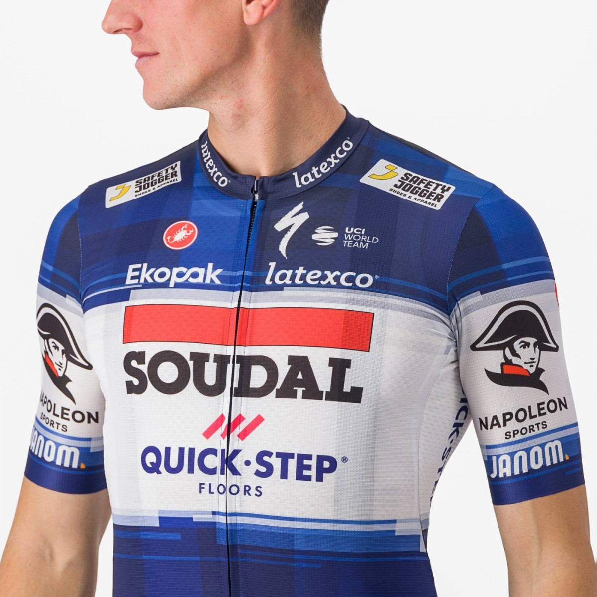 2023 選手支給品 SOUDAL QUICK-STEP スキンスーツ - 自転車