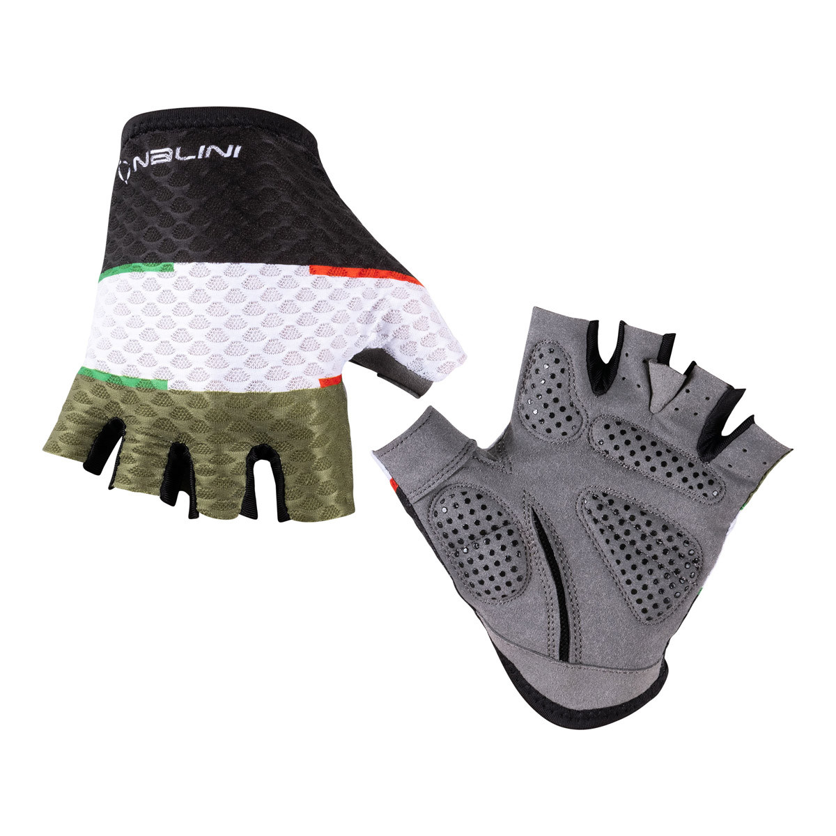 Nalini Summer Olive Green Black 4400 Gloves