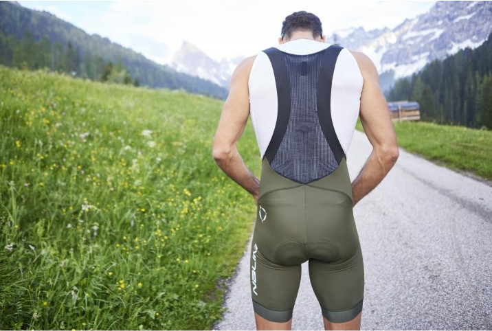 Nalini New Road Olive Green Bib Shorts