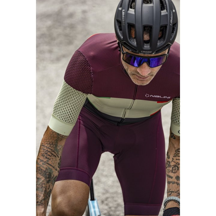 Nalini San Francisco Burgundy Olive Jersey