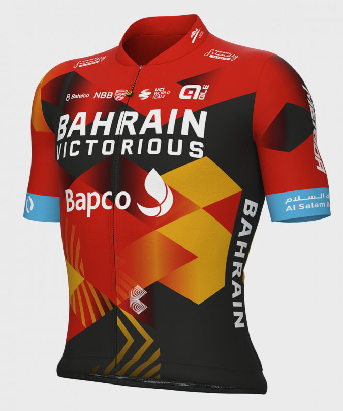 2023 Bahrain Victorious Full Zipper Jersey
