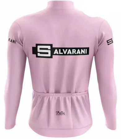 Salvarani Pink Giro Long Sleeve Jersey  Rear