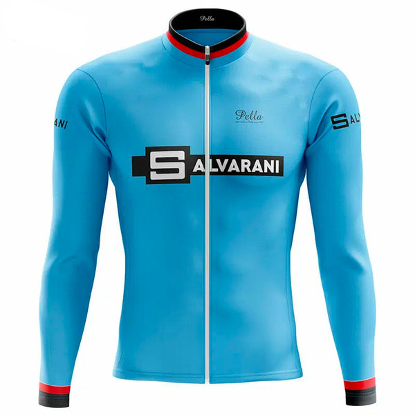 Salvarani Blue 65 66 69 Long Sleeve Jersey