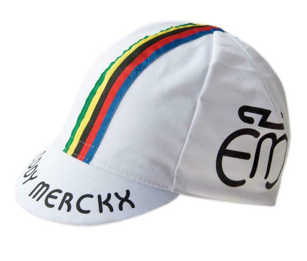 Eddy Merkx Rainbow Retro Cycling Cap